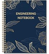 Engineering Notebook/Engineer Graph Paper Notebook - (.25" Grid Format), Lab Notebook Quad Ruled ...