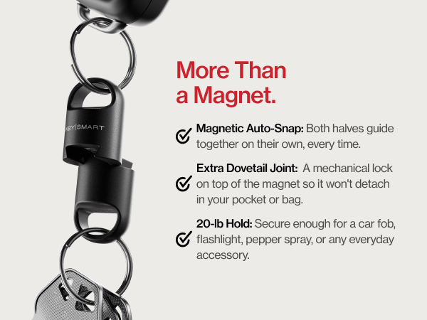 magnetic keychain key holder