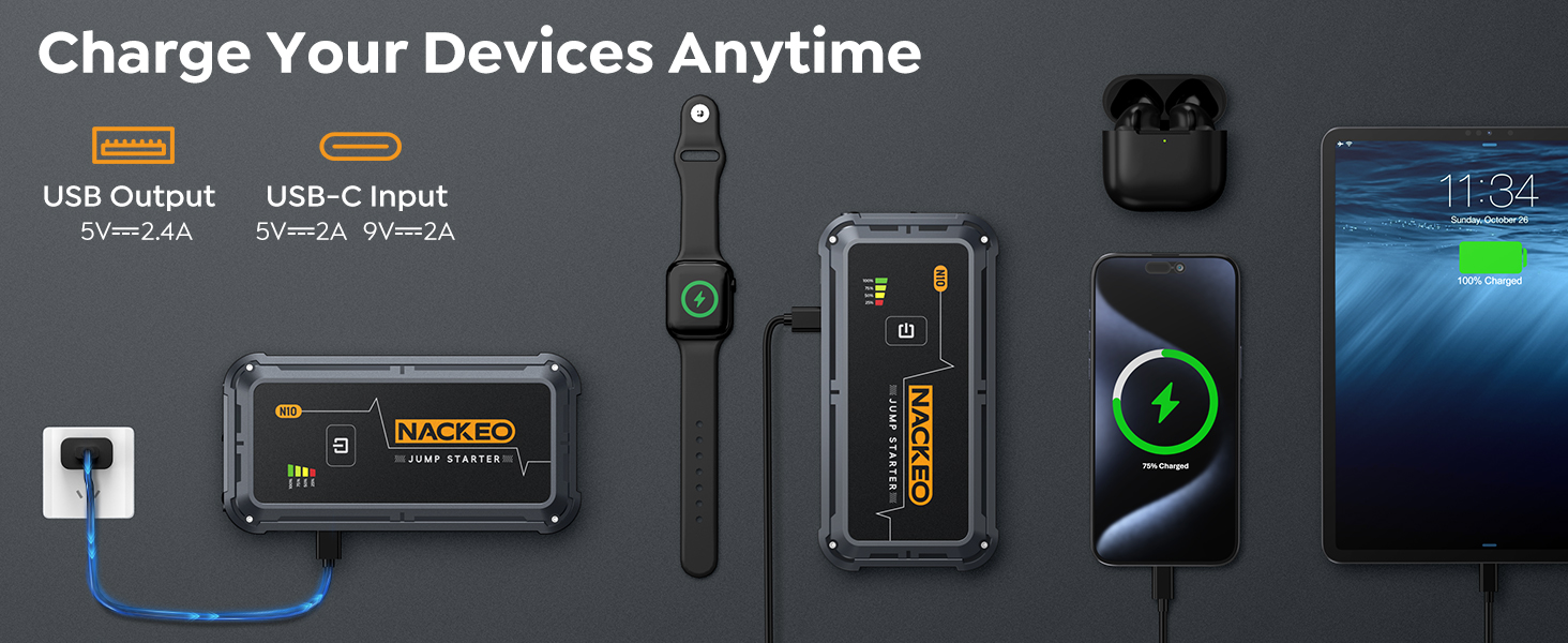 Car Jumper Starter Portable