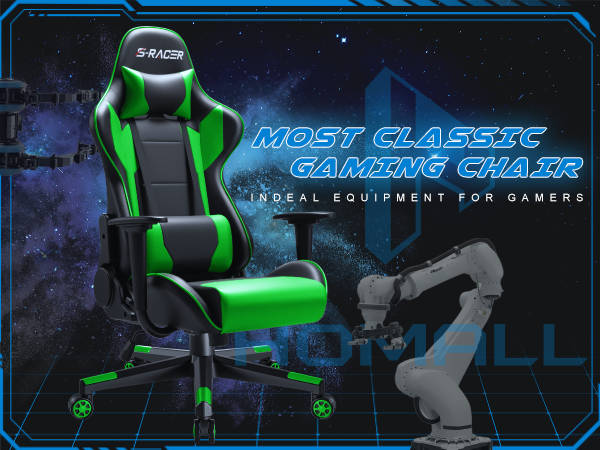 green gaming chair