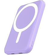 podoru for Magsafe Battery Pack, 5000mAh Magnetic Power Bank with Type-C Cable 20W PD Fast Chargi...