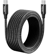 Extra Long USB C to USB C Cable [ 16ft/5m ], etguuds PD 60W Type C to Type C Cable Fast Charge, D...