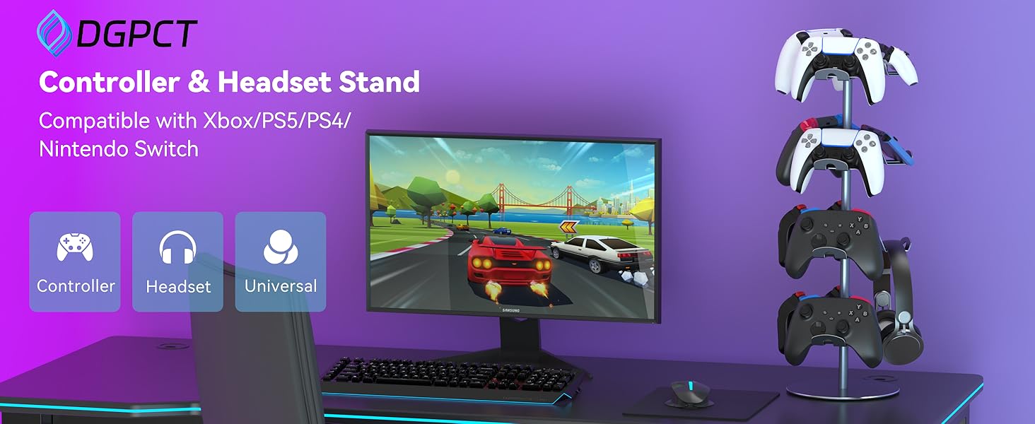 controller stand for desk