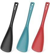 Beijiyi 3 Pack Silicone Spatula Spoon, 12.6 In, Multifunction Kitchen Cooking Spoons, Great for N...