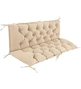 IASEAHK Porch Swing Cushions, Waterproof Swing Cushions for Outdoor Furniture, Patio Swing Cushio...