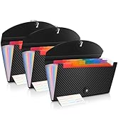 Receipt Organizer Cesil 13 Pockets Receipt Holder Small Accordion File Organizer Expanding File F...