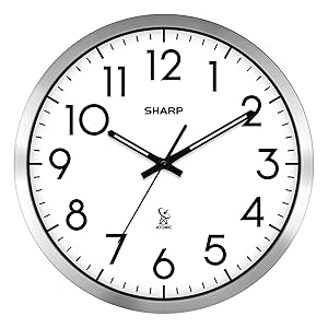 Sharp Atomic Wall clocks automatic time