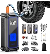 OlarHike Cordless Tire Inflator Portable Air Compressor-Dual Mode Inflation, 5400mAh Auto Air Pum...