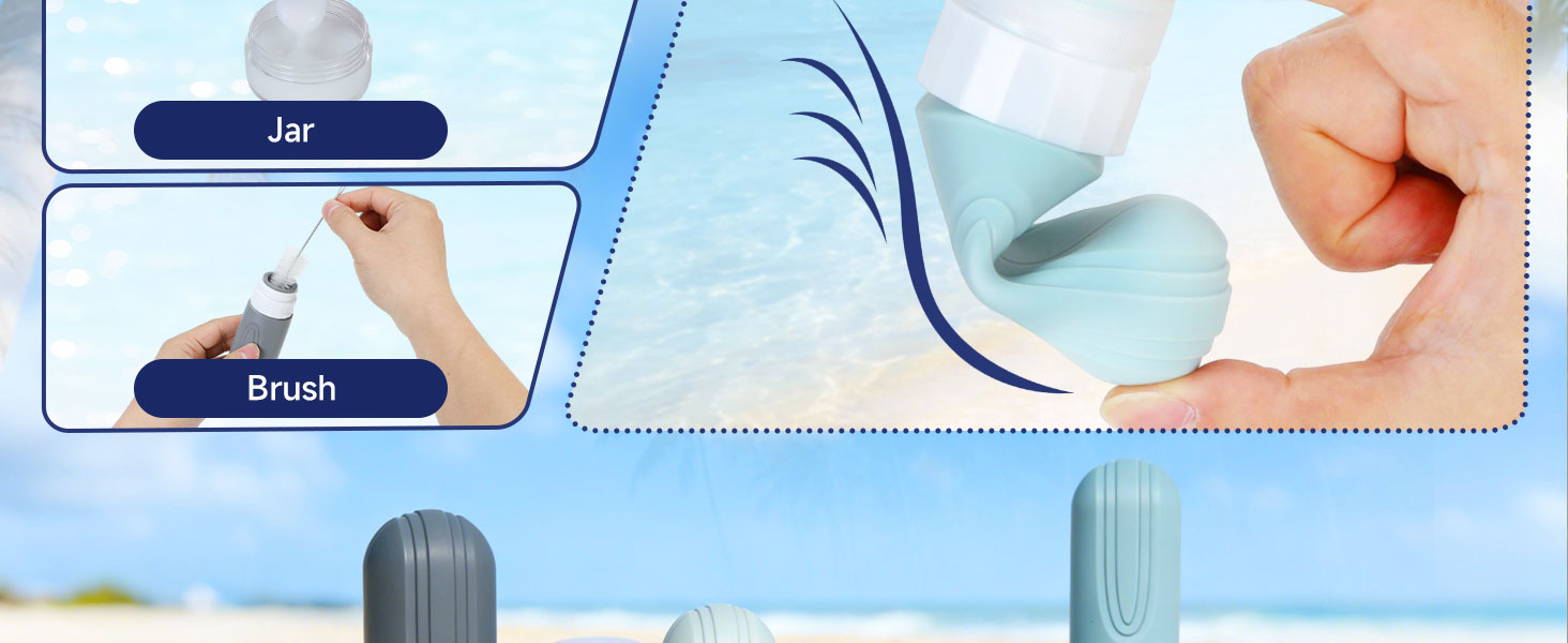 Travel Bottles for Toiletries 10 Pack