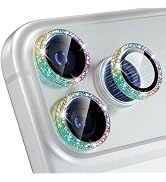 BOXDXB Compatible with iPhone (17/16/15/14 Pro Max) and iPhone (17/16/15/14 Pro) Camera Lens Prot...