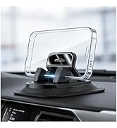 CXCCOI Car Phone Holder with 360° Rotatable Base,Portable Car Dashboard Phone Holder for Horizont...