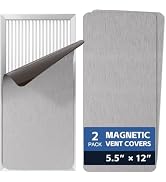 2 Pack Strongest Magnetic Vent Covers 5.5"x12", Magnet Cover for Home Floor Wall Ceiling RV Regis...