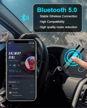 bluetooth 5.0 cassette aux adapter