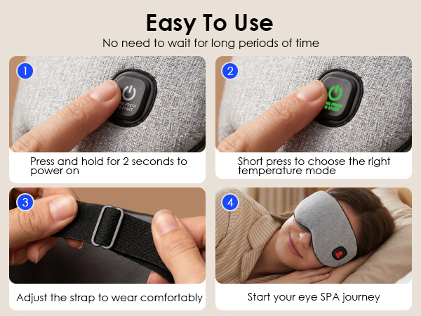 heated eye mask