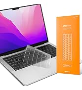 UPPERCASE GhostCover Premium Ultra Thin Keyboard Cover Protector, for 2021 2022 2023 M1/M2/M3 Pr...
