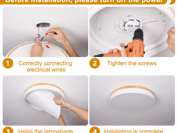 geperll flush mount ceiling light