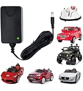 12V 1A ETL Certified Battery Charger for Ride On Toys 10 Feet Extra Long Cable Cord 12V 1000mA 50...