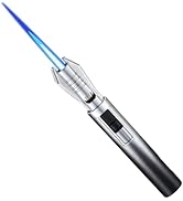 Torch Lighter - Windproof Jet Flame Refillable Butane Lighter with Adjustable Flame, Lightsaber D...