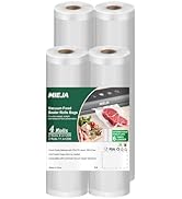 Mieja Vacuum Sealer Rolls Bags, 4 Pack 2 Rolls 11