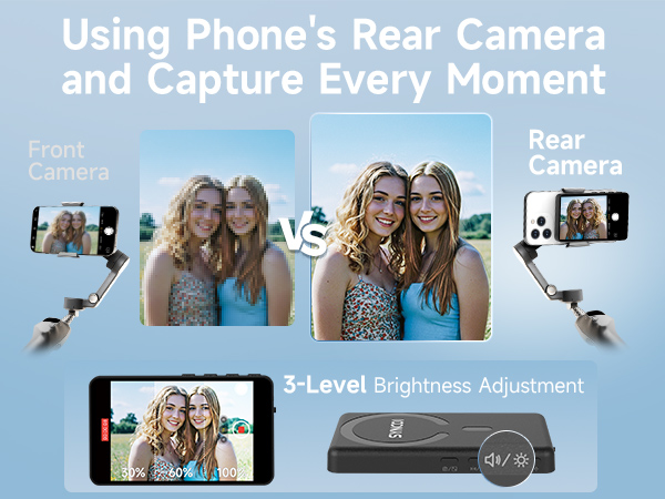 Using phone&amp;amp;#39;s rear camera