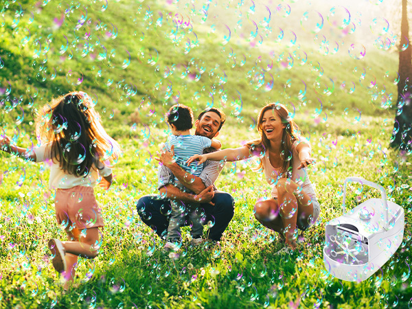 bubble machine for toddlers 1-3 for kids for parties for wedding bubble maker bubble blower