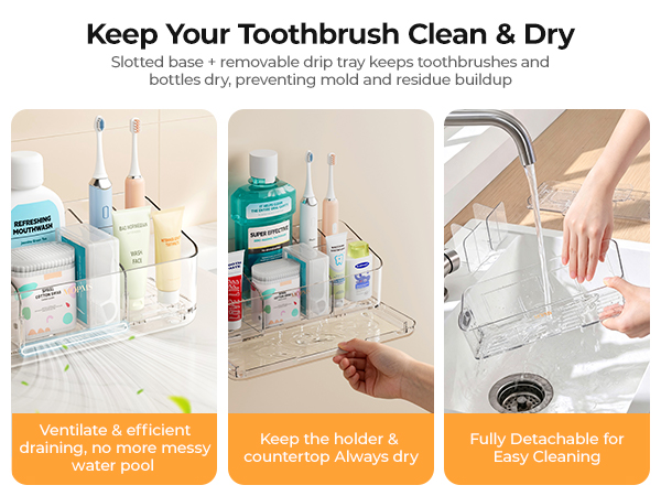 toothbrush holder for bathroom