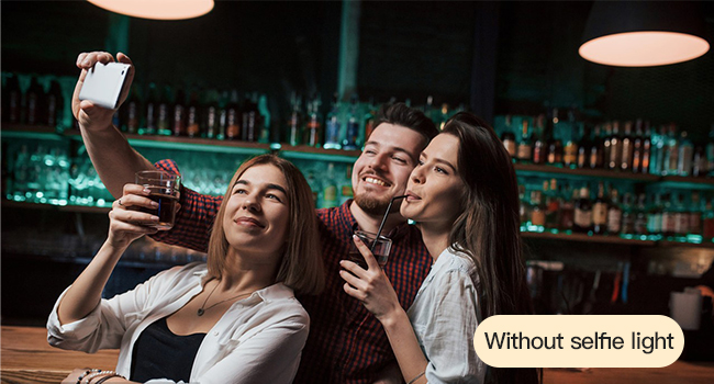 Clip on selfie light 