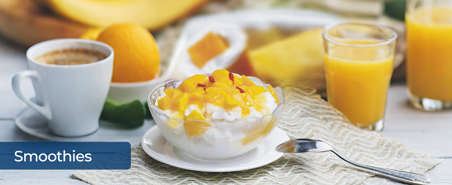 Bullet ice can be used to make smoothies