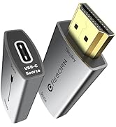 Reborn USB C Female to HDMI Male Adapter | 4K Uni-Directional USB Type C Source to HDMI 2.0 Displ...