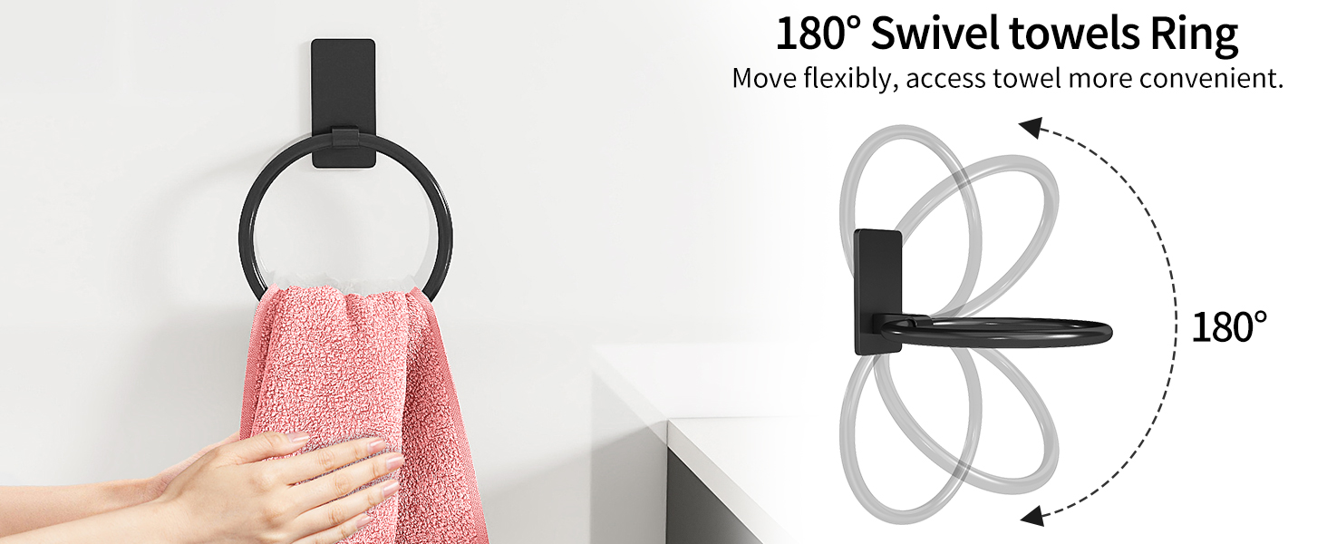 180° Swivel towels Ring