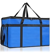 PEASUG Insulated Bags for Food Delivery, XXXL Pizza Delivery Bags, Large Capacity Cooler Bag Keep...