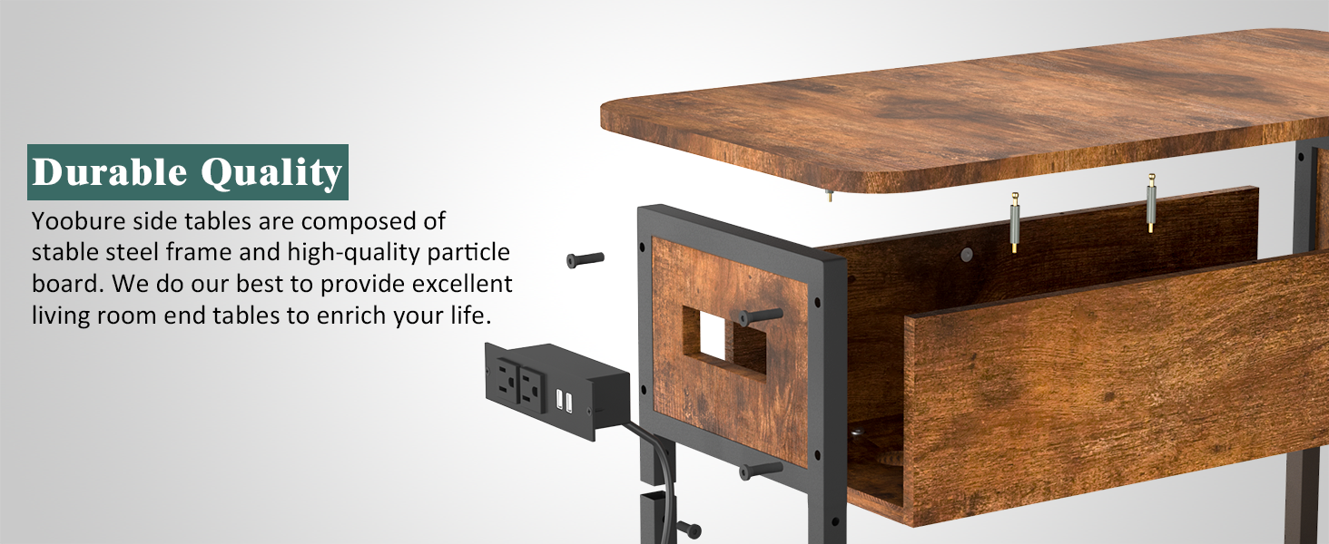 flip top end table