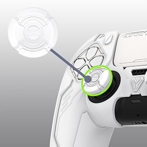 PlayVital Guardian Edition Ergonomic Soft Controller Silicone Case Grips for ps5