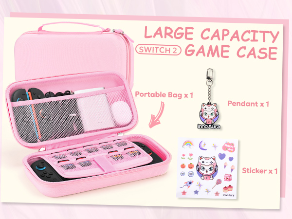 switch 2 case pink