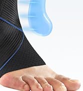 JAPSERUNA Compression Ankle Brace for Sprain Recovery with Figure 8 Strap &amp; Dual Silicone Pads, B...