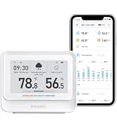 INKBIRD WiFi Thermometer Hygrometer, Temperature and Humidity Sensor with Weather Station, 8-in-1...