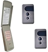 2 Garage Door Opener Remote + Keypad Compatible with Liftmaster Chamberlain Craftsman Garage Door...