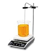 LACHOI Magnetic Stirrer Hot Plate Stirrer LCD Display 300? Max.5L 5.9inch Magnetic Stir Plate 160...