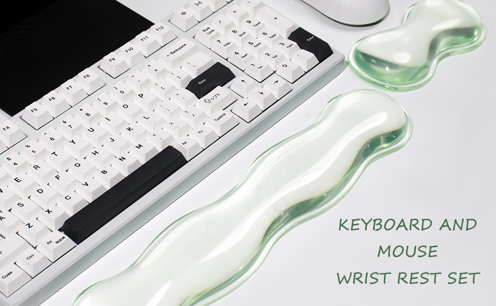 keyboard and mouse wrist rest set