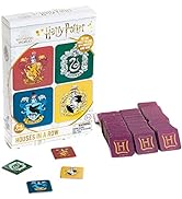 Hogwarts Houses in a Row Tile Game - Officially Licensed Harry Potter Merchandise