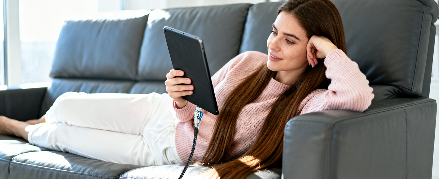 swivel iphone charger cable