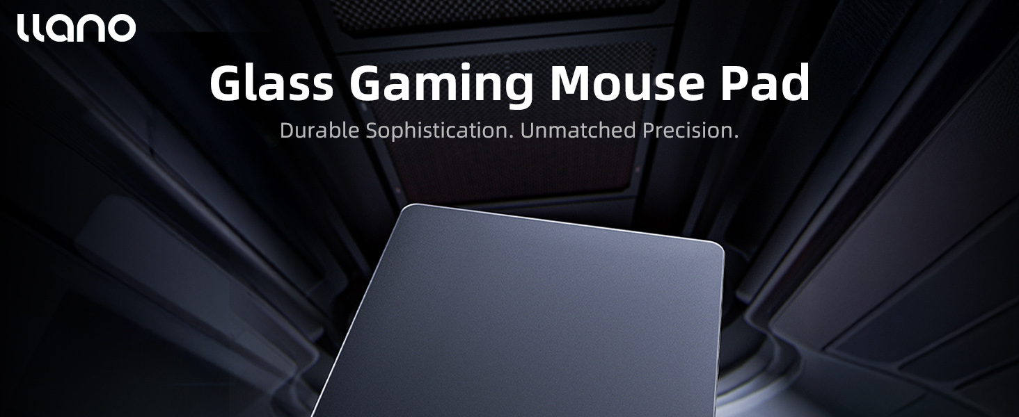 llano Glass Gaming Mouse Pad