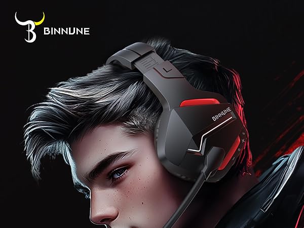 BINNUNE Wireless-Gaming-Headset