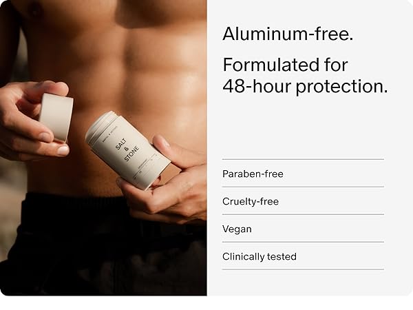 SALT &amp;amp; STONE Extra Strength Natural Deodorant for Women &amp;amp; Men | Aluminum Free