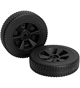 BBQration G437-0037-W1 2-Pack Grill Wheels 7 Inch Replacement Parts for Charbroil Various Models ...