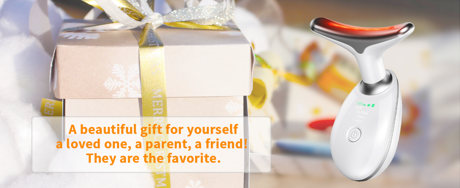 Face and Neck Massager Light Therapy