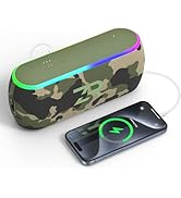ZICOROOP Portable Bluetooth Speaker, 40W 360° HiFi Stereo Mic, Bluetooth 5.3, IPX6 Waterproof, EQ...