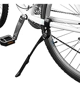 BV Bike Kickstand - Alloy Adjustable Height Rear Side Bicycle Kick Stand, for 24" - 28" Mountain ...