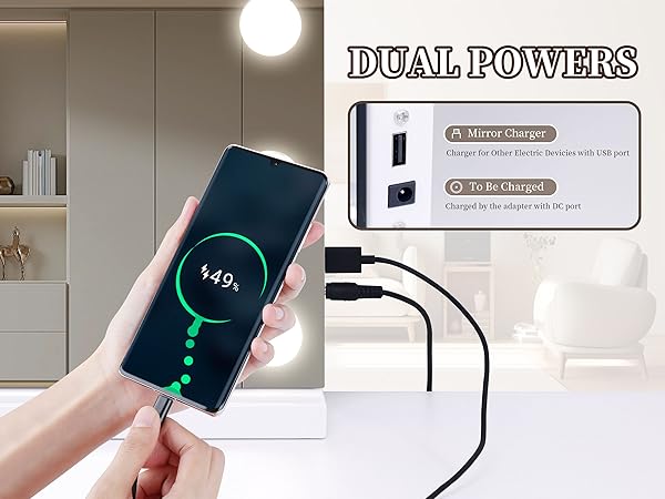 vanity mirror with lights