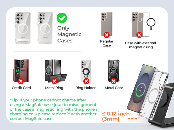 3 in 1 Mag-Safe Charging Station